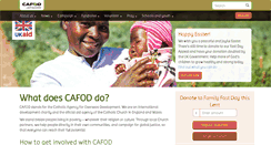 Desktop Screenshot of cafod.org.uk